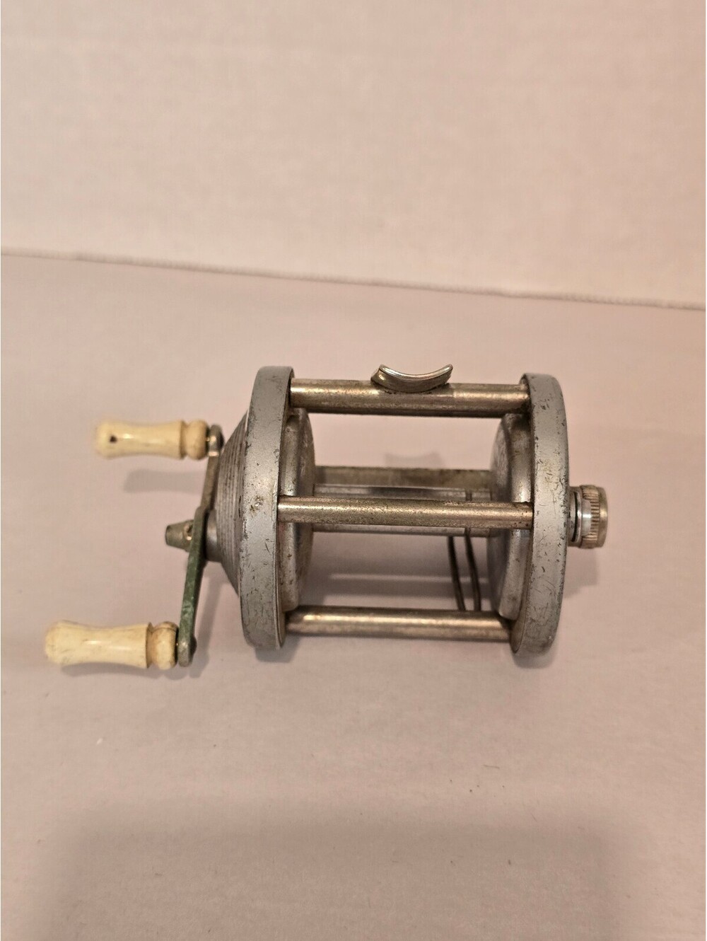 Vintage McGiggins 311-3193 Fishing Reel with Ivory Handles
